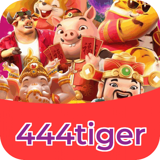 Interface do aplicativo 444tiger mostrando jogos disponíveis no iOS e Android